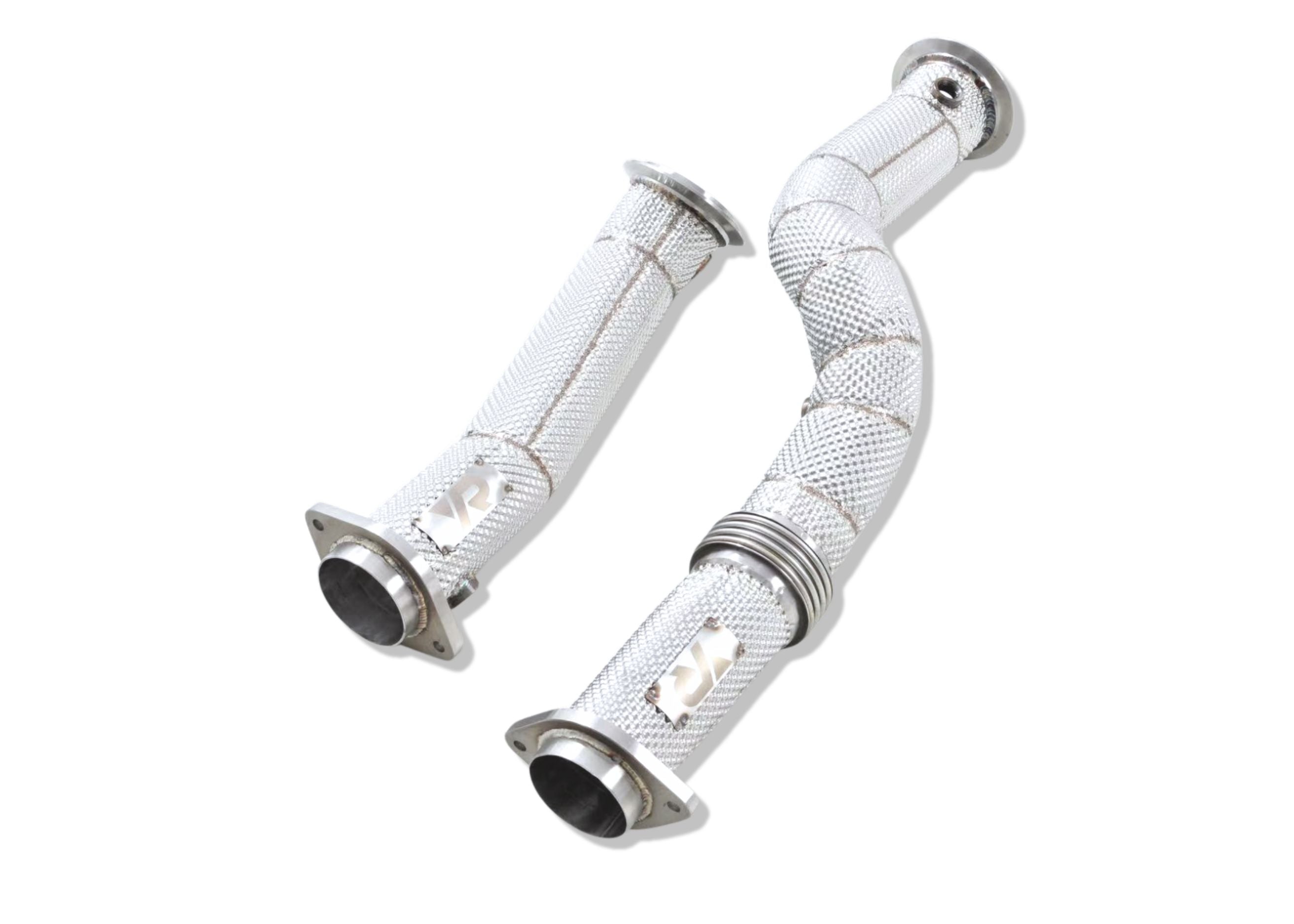 S58 3.5'' Maxflow Downpipes w/ Heatshield for G8X