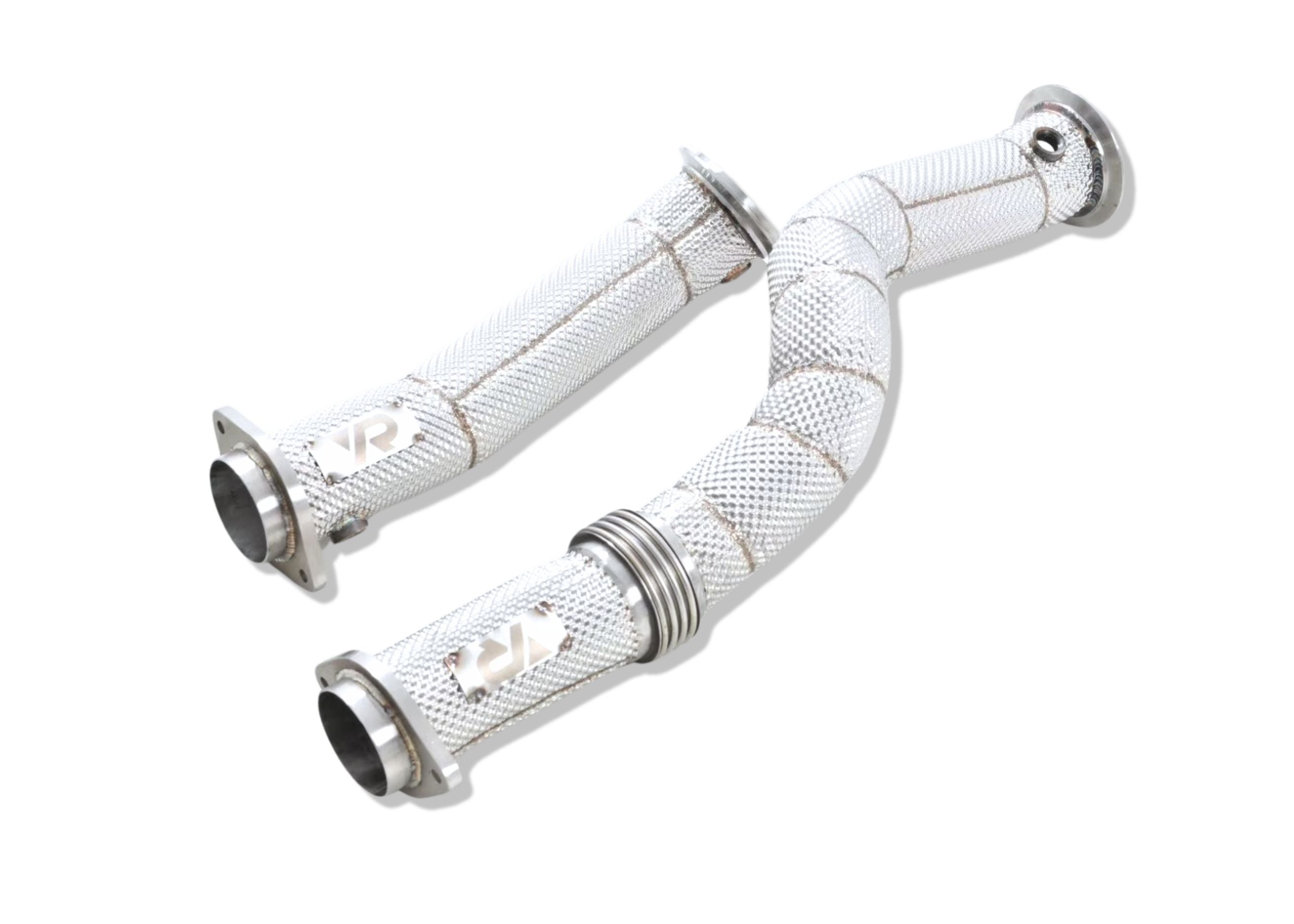 S58 3.5'' Maxflow Downpipes w/ Heatshield for G8X