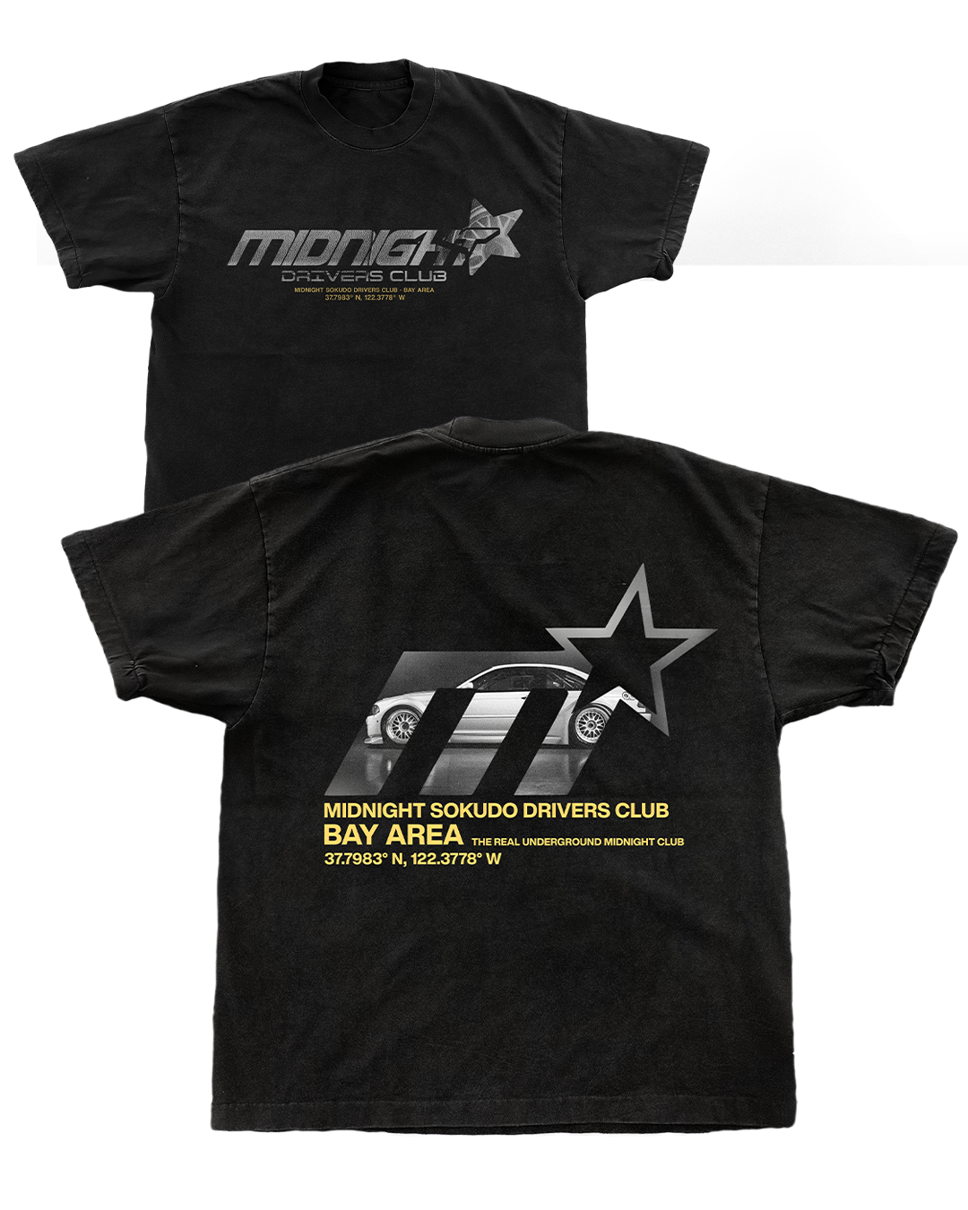 Midnight Drivers Club Bay Area Tee