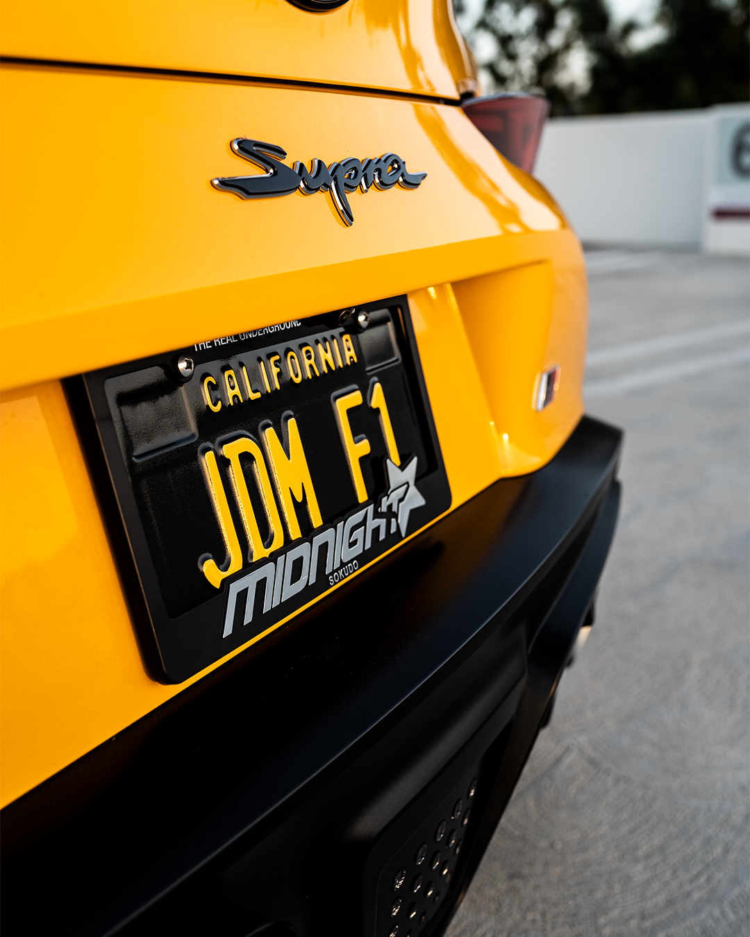 MIDNIGHT LICENSE PLATE